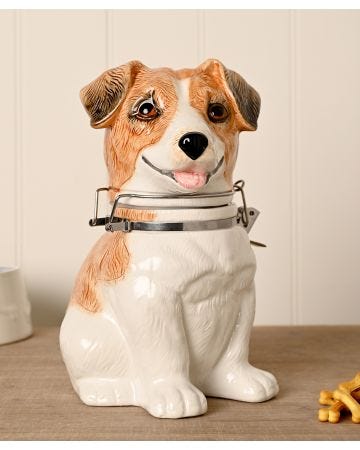 Widdop Jack Russel Biscuit Barrel