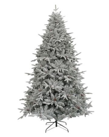 Widdop 5ft Snow Covered Christmas Tree with Pinecones