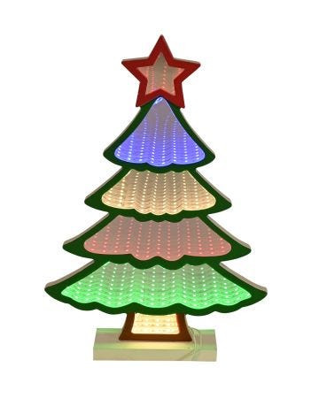 Widdop Infinity Xmas Tree LED Stand Light 32cm