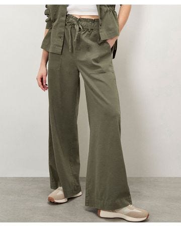 Apricot Wide Leg Trouser