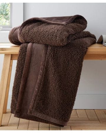 So Soft Velvet Boucle Throw 
