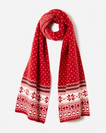 Thermolactyl Fair Isle inspired Scarf 