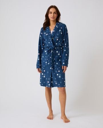 Thermolactyl Fleece Star Print Gown 