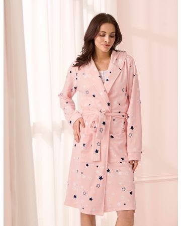 Thermolactyl Fleece Star Print Gown 