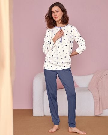 Thermolactyl Print Pyjamas 