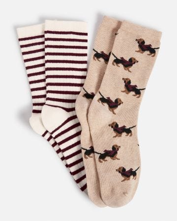 Pack of 2 socks 