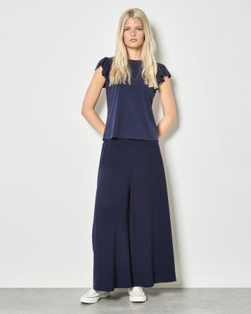 Apricot Ruffle T-shirt