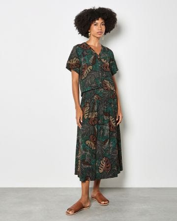 Apricot Tropical Shirt