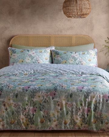 Abstract Floral Duvet Set