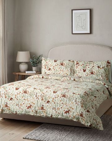 Woodland Fleece Duvet Set 