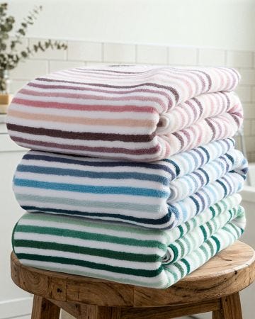 Bliss Linear Stripe Towel 