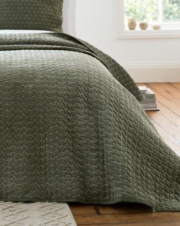 Attica Velvet Bedspread 