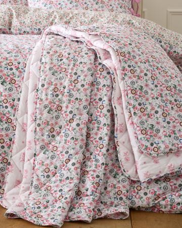 Cath Kidston Pearly Queen Ditsy Bedspread 