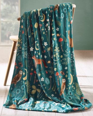 Enchanted Twilight  Fleece Throw 