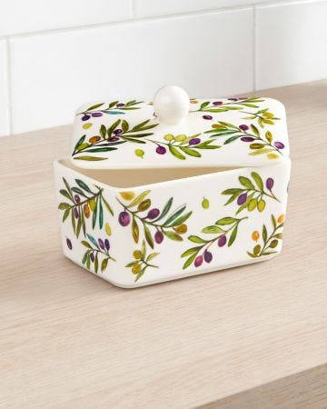 Olive Grove Butter Dish 