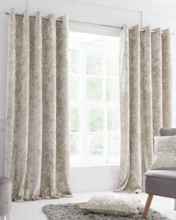 Crushed Velvet Curtains