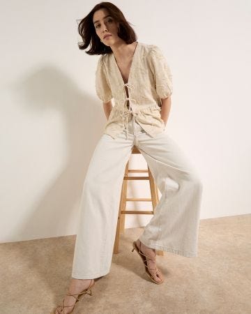 Apricot Zana Wide Leg Trousers