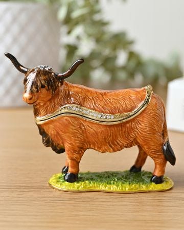 Treasured Trinkets Highland Cow