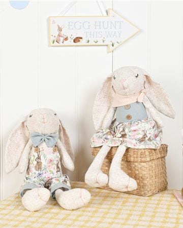 The Eggs-traordinary Gifting Co Sitting Bunny