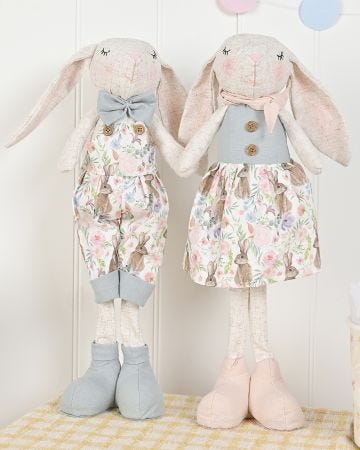 The Eggs-traordinary Gifting Co  Standing Bunny 43cm