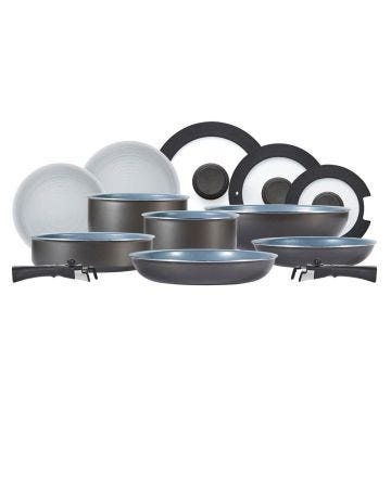 Freedom 13 Piece Cookware Pan Set Graphite
