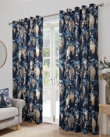 D&D Wisteria Eyelet Curtains