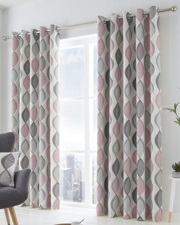 Fusion Lennox Eyelet Curtains