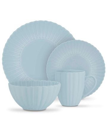 Swan 16 Piece Scallop Dinner Set