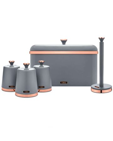 Tower Cavaletto Bundle - Bread Bin, Canisters and Towel Pole