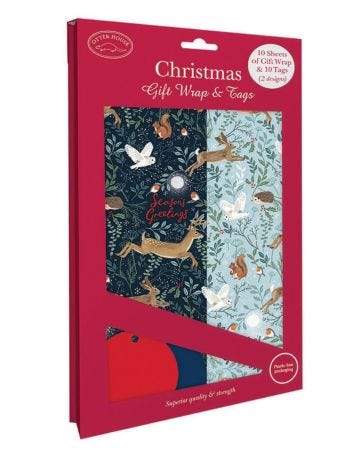 Wildlife & Foliage Gift Wrap Set 