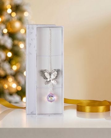 Butterfly Crystal Suncatcher 