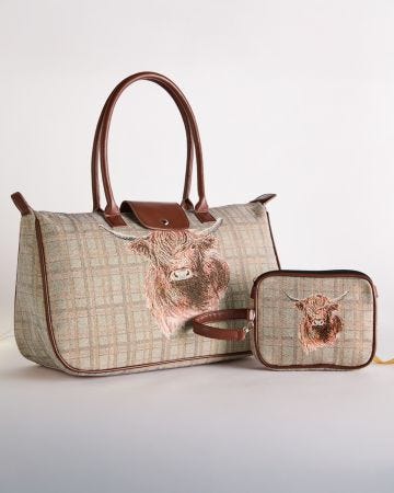 Highland Cow Bag Set 
