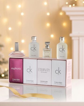 Set of 4 Calvin Klein Mini Fragrances 