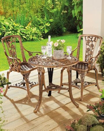 Bronze Bistro Set