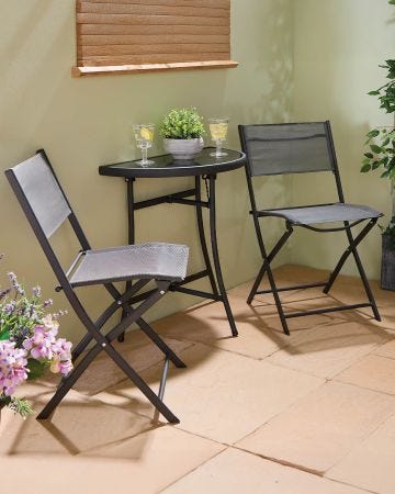 Folding Half Bistro Set 