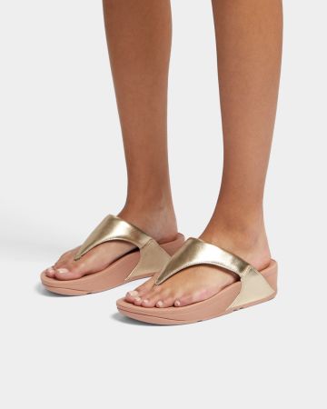 Fitflop LuLu Leather Toe Post Sandals 