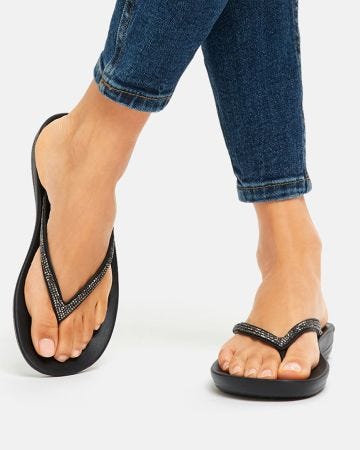 Fitflop IQushion Sparkle Flip-Flop  