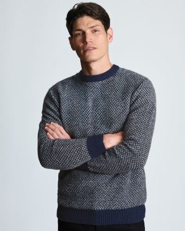 Brook Taverner PureWool Crew Neck Jumper 