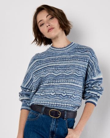 Apricot Pointelle Jumper 