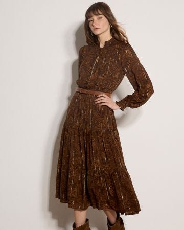 Apricot Ruffle Neck Jumper