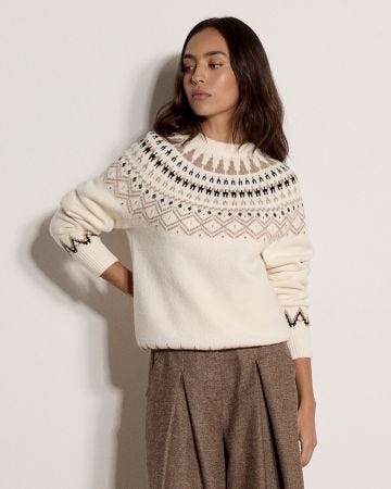 Apricot Fairisle Jumper
