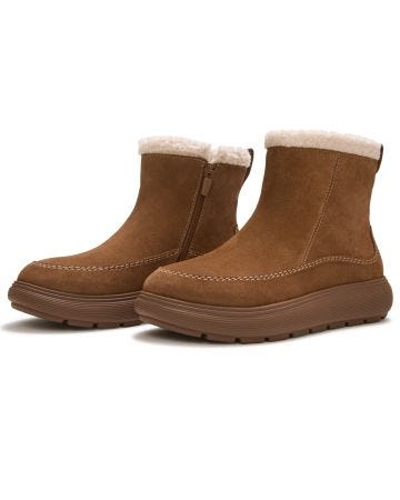 FitFlop IQ-COMFF Suede Relaxed Boots