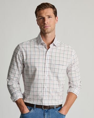 Brook Taverner Check Cotton Shirt 