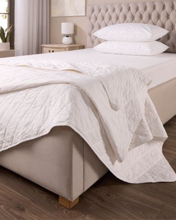 Ultra Lightweight Quilted 3 Tog Cooling Cotton Summer Duvet 