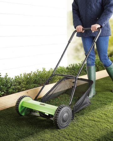 Manual Hand Push Lawn Mower