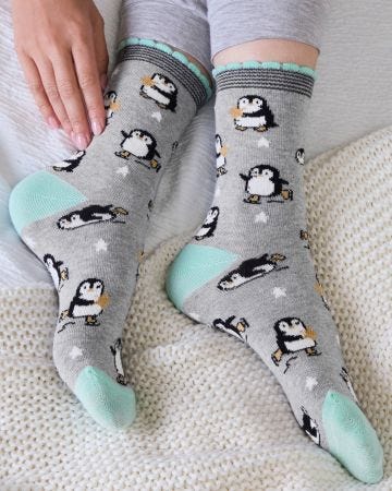Totes toasties Ladies Novelty Ankle Socks