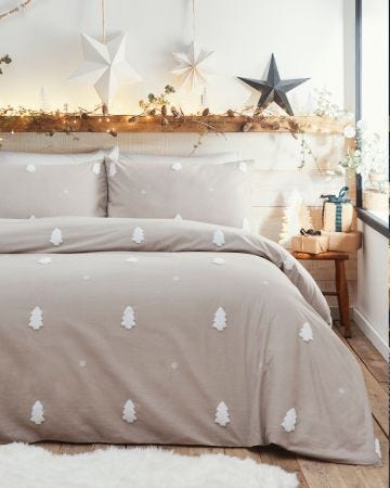 Tufted Trees Duvet Set 