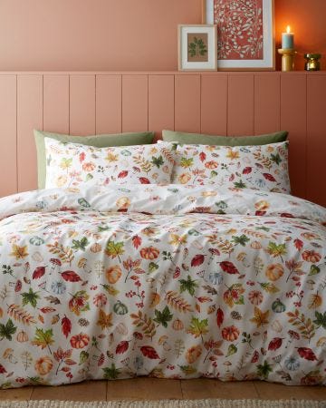 Autumn Pumpkins Bedding Set 