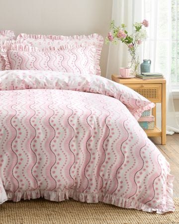 Spitalfield Silk Stripe Duvet Set 