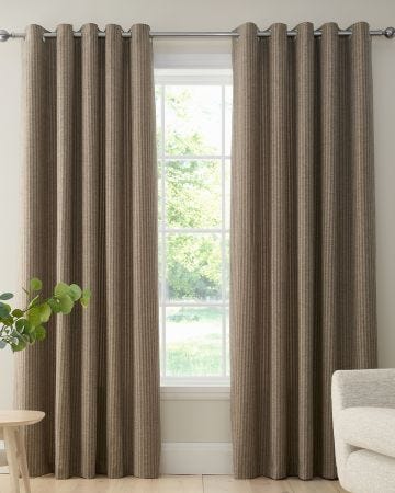 Chenille Stripe Curtains 